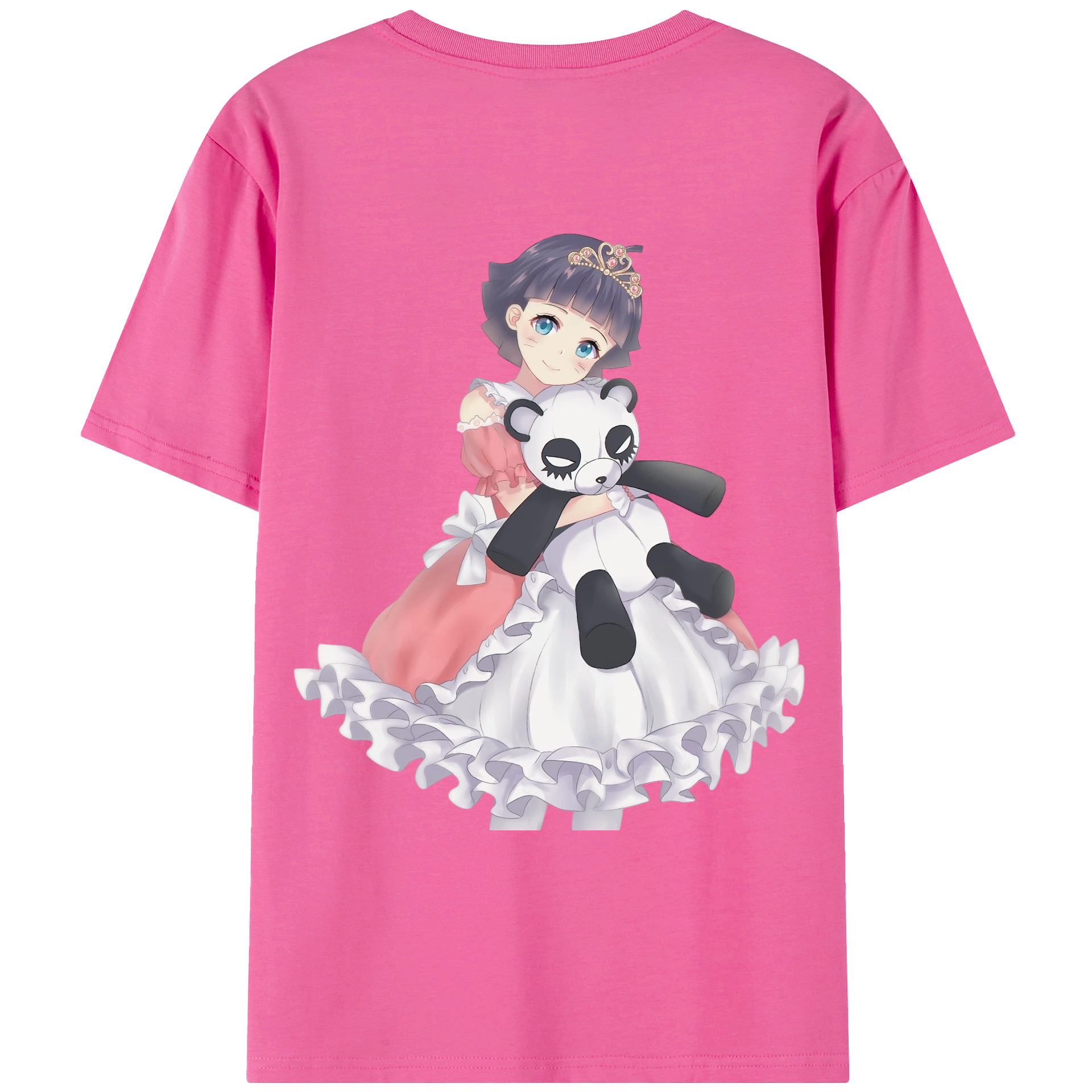 （画像用） NARUTO -ナルト- うずまき ヒマワリ Uzumaki Himawari レディース半袖Tシャツ(バックプリント)